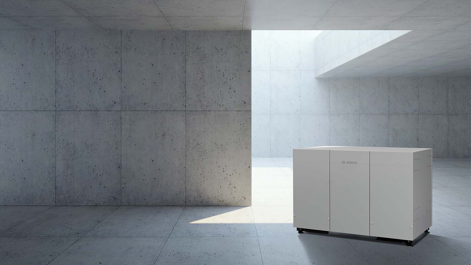 Bosch Compress 7000 LW stora chassit i modern miljö