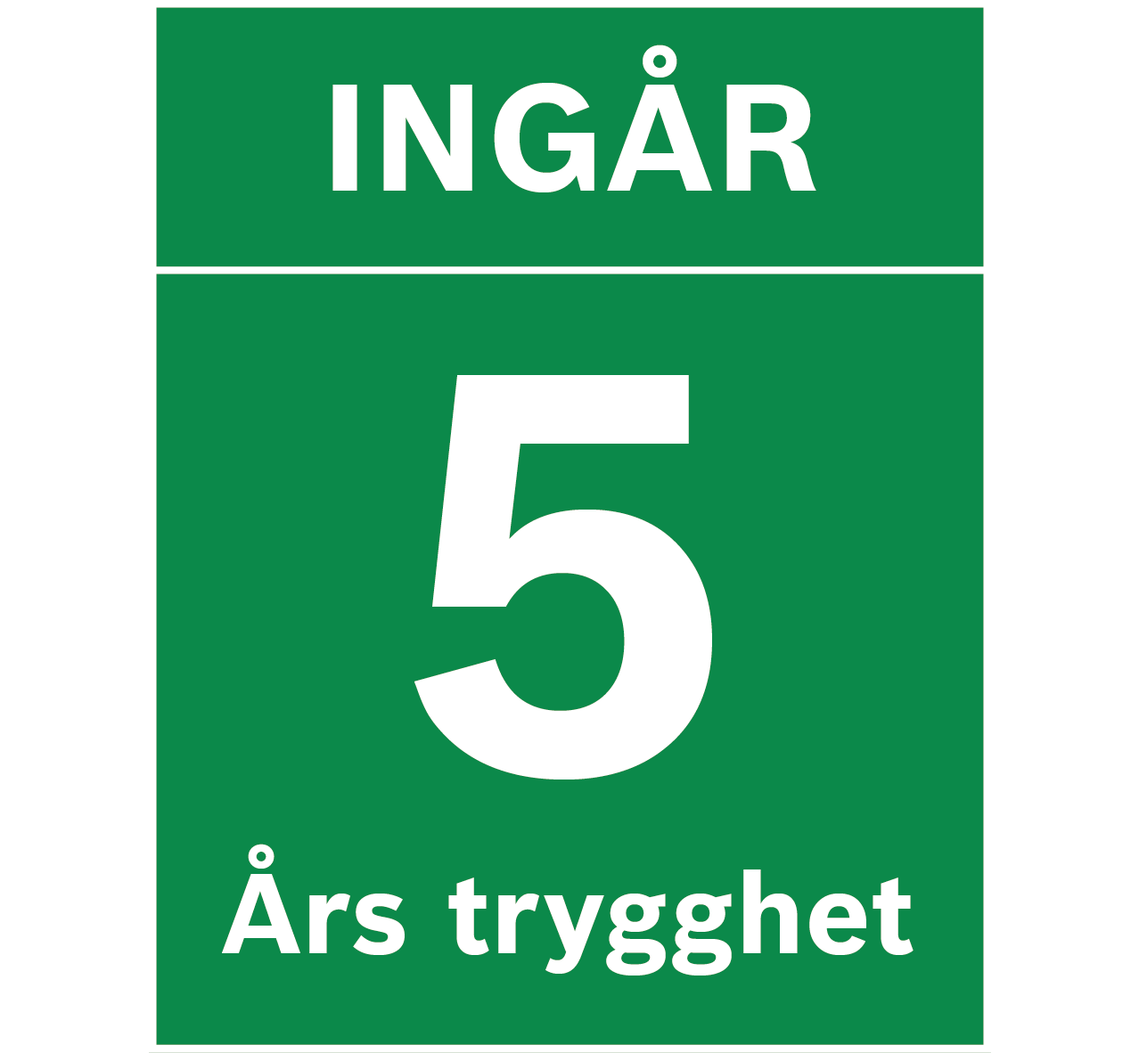 6 &aring;rs trygghet