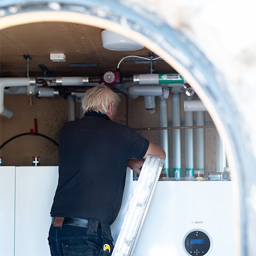Boines VVS Serbvice Installerar Värmepump